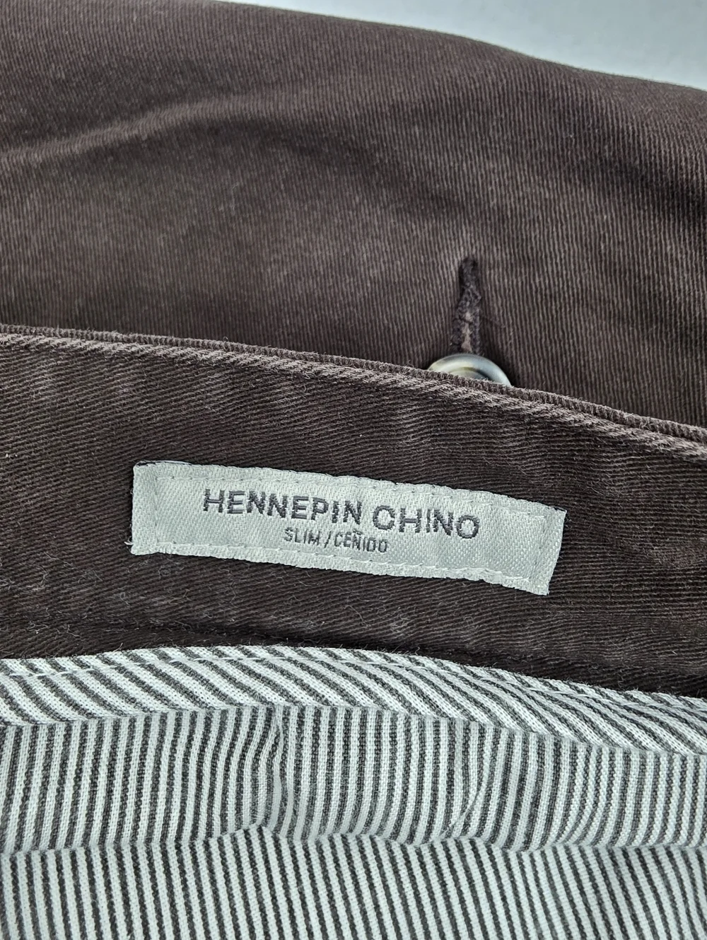 Goodfellow & Co Men's Hennepin Chino Pants Slim Brown Size 36x30 AC-3420
